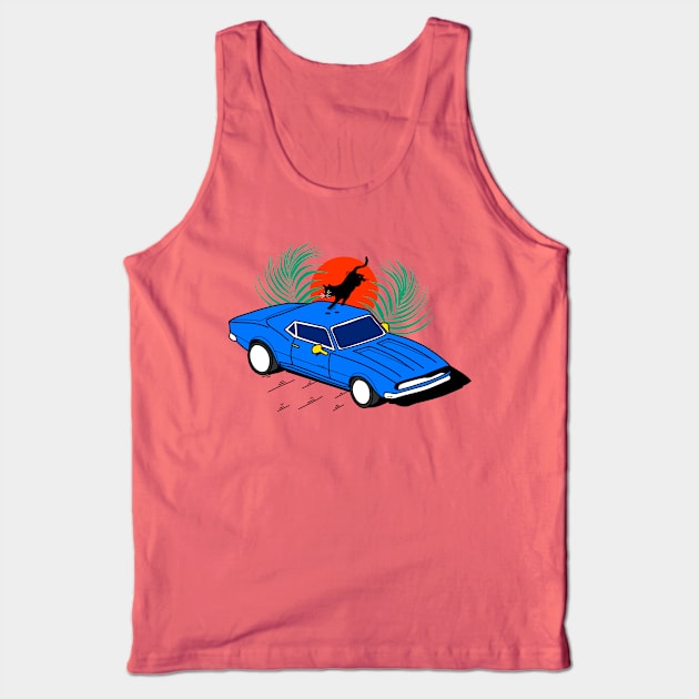 Jumping cat Tank Top by magyarmelcsi